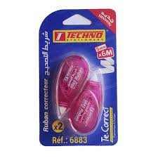 CORRECTOR TAPE 6mx5mm 2PCS TECHNO MINITAP