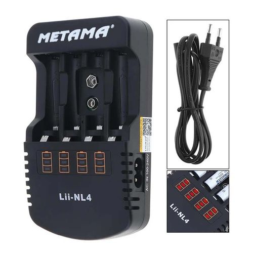  METAMA 9V AAA BATTERY CHARGER