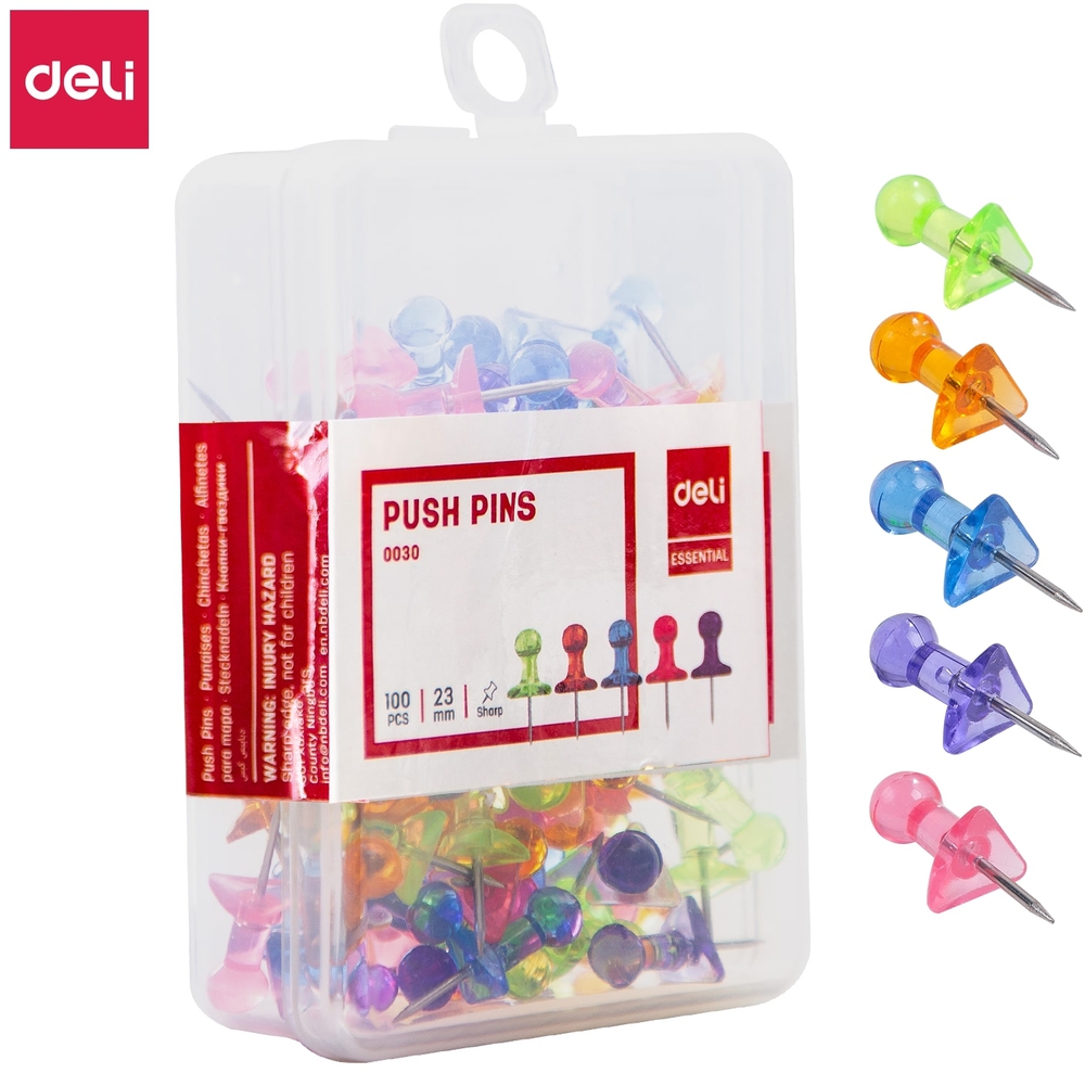 PUNAISE POUR TABLEAU LIEGE 1100PCS 23mm DELI