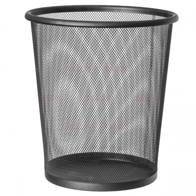  ROUND METAL PAPER BIN 18/24xH27cm VERSAL