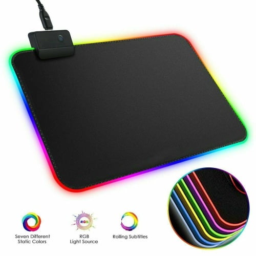 TAPIS DE SOURIS GAMING 300x250mm RGB