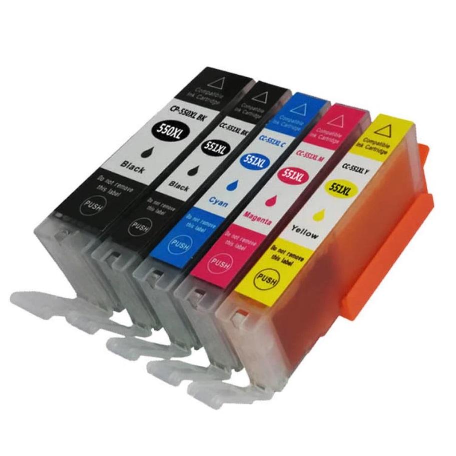 PGI550/CLI551BK/C/M/Y SS PRINT PRINTER CARTRIDGES PACK