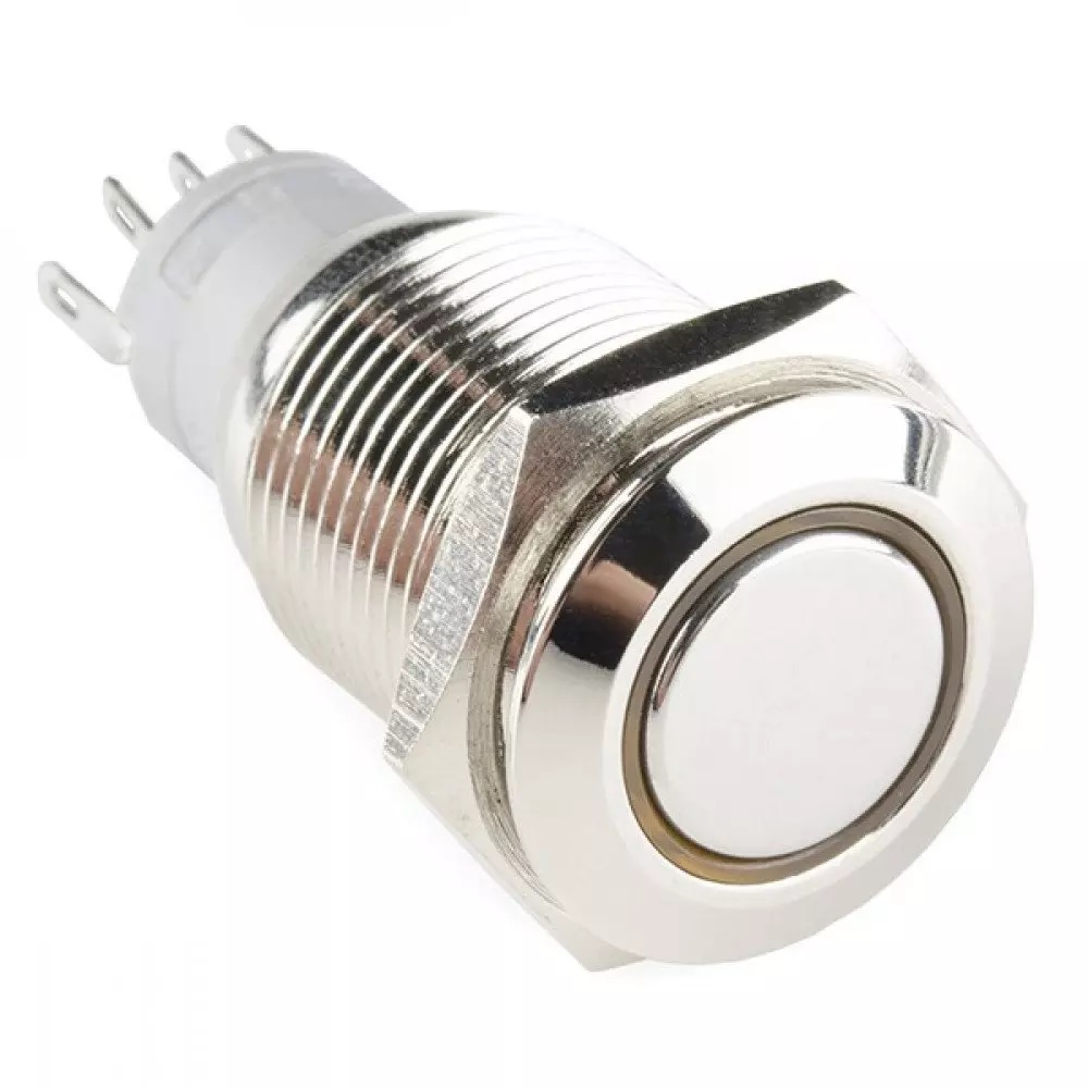  4 PIN METAL WATERPROOF MOMENTARY SWITCH