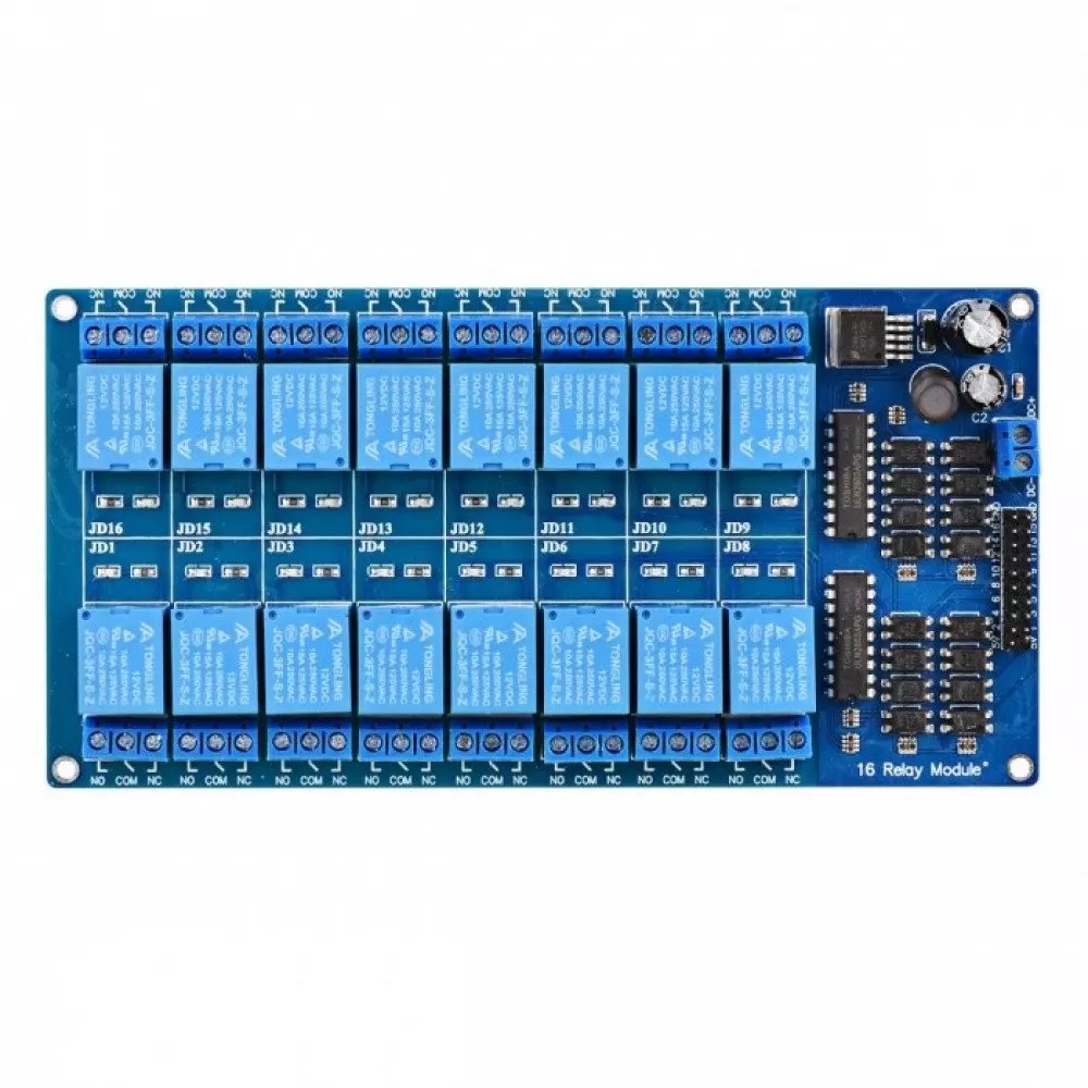  12V DC 16 CHANNELS RELAY MODULE ►