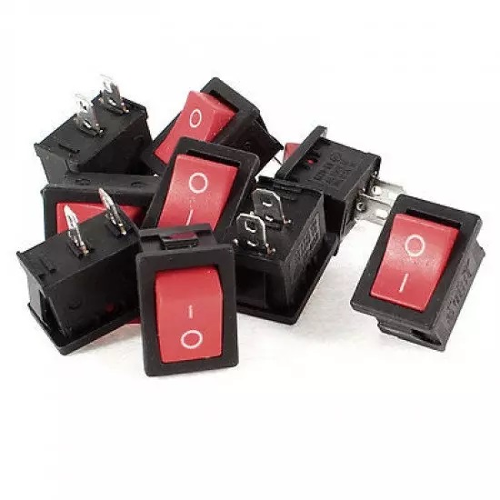 2 PIN SPST ROCKER SWITCH AC 6A/250V AC 10A/125V