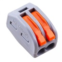 WAGO 2-PORT CABLE CLAMP TERMINAL BLOCK