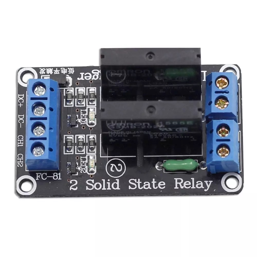  2-CHANNEL SOLID RELAY MODULE ►