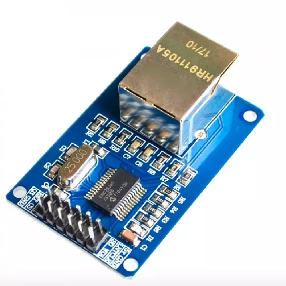 MINI ENC28J60 LAN ETHERNET NETWORK MODULE ►