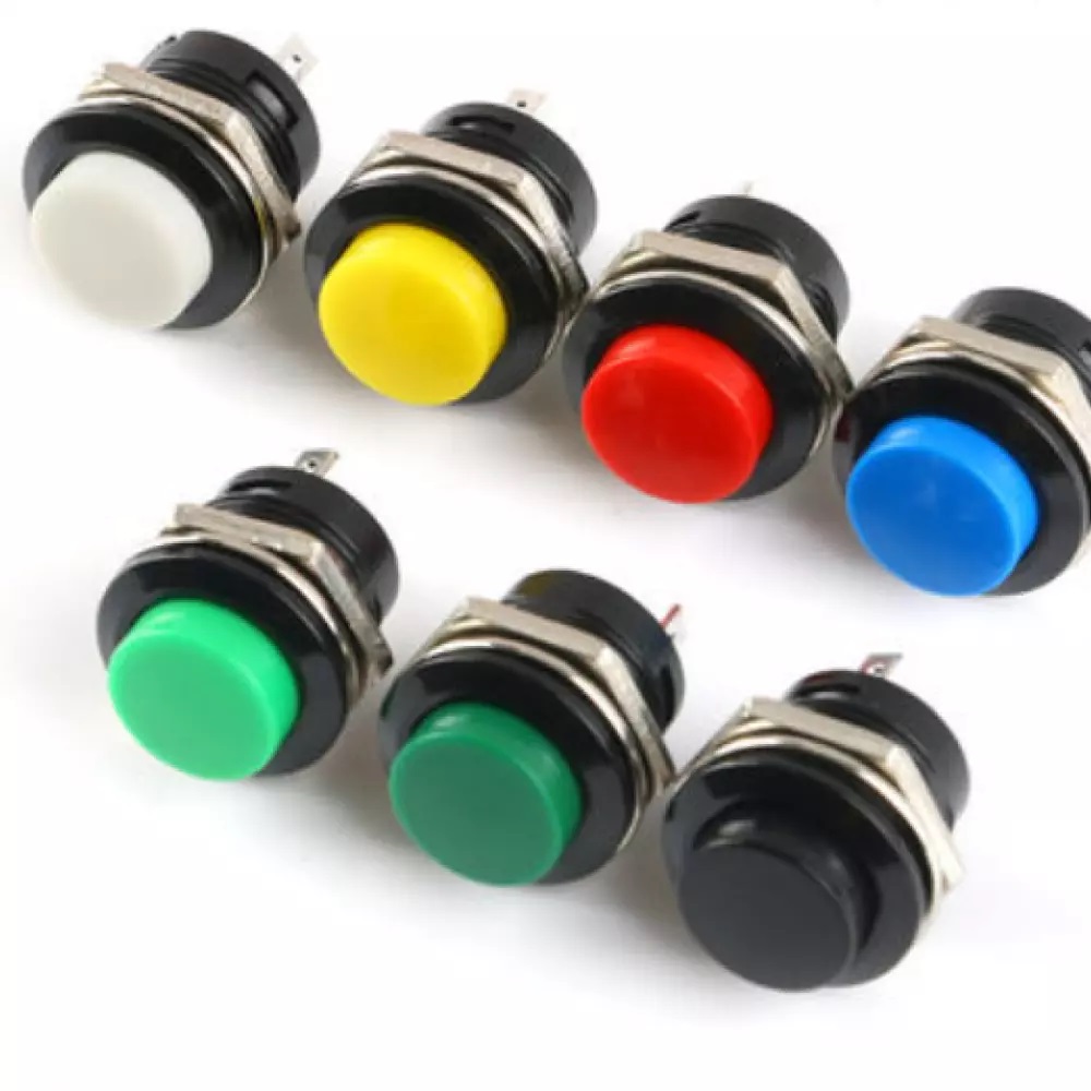 ROUND MOMENTARY PUSH BUTTONS, 16MM R13-507