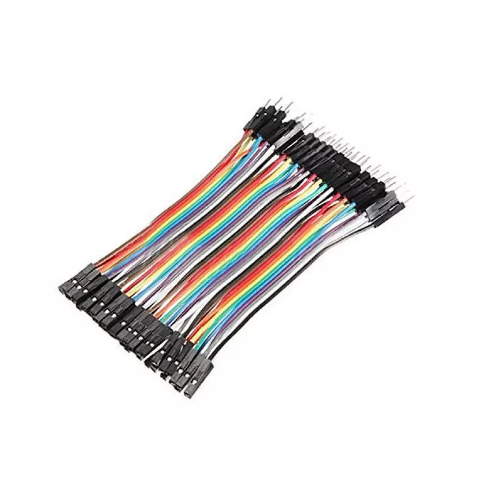  MALE-FEMALE CONNECTION WIRE, 40PCS 10CM