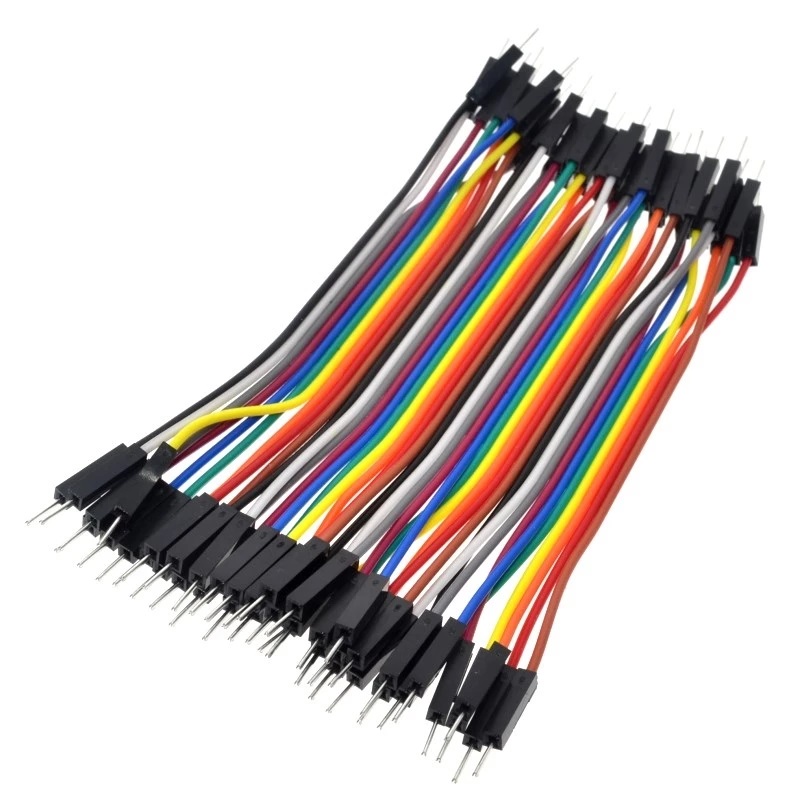 FIL DE CONNEXION MALE-MALE, 40PCS 10CM