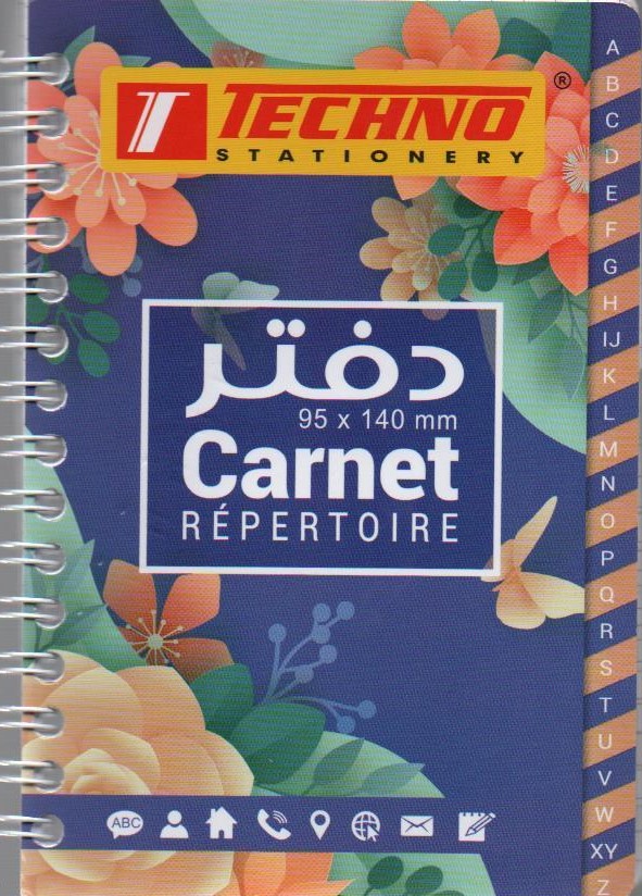 CARNET REPERTOIRE TECHNO