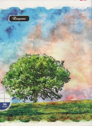 NOTEBOOK 96P 17x22cm RAYANE STITCHED