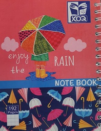 دفتر ملاحظات 192 صفحة 17×22 سم KOQ