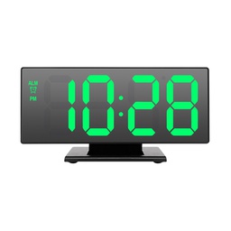 [DS-3618L] ساعة طاولة بمرآة LED