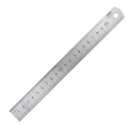 [8462] 20cm METAL DELI RULER