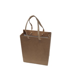 SIMPLE KRAFT PAPER BAG 18x23x7cm RACIM