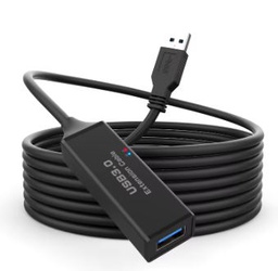 CABLE D'EXTENSION USB 3.0 M / F AVEC AMPLIFICATEUR 10m