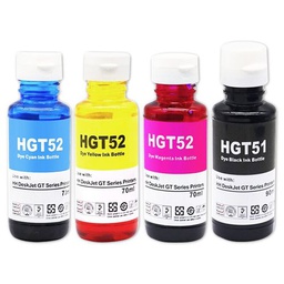 عبوة حبر HP HGT51/HGT52 CMYN، 4 قطع، 90 مل