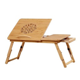 [BM92] LAPTOP DOOR TABLE IN BAMBOO ROD