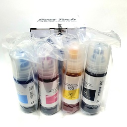 [E-103] PACK ENCRE EPSON 103 4x70ml CMYN BEST TECH