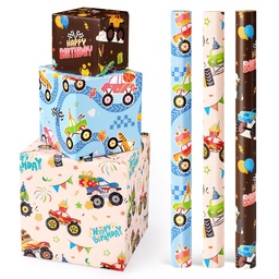 [PC-05097] PAPIER CADEAU AUTOCOLLANT 45x200cm MOBS