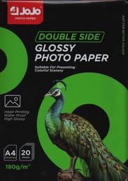 [RA-180-DF/JB-1025] PHOTO PAPER A4 180G DOUBLE SIDED 20F JOJO