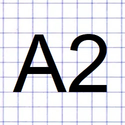BRISTOL SHEET A2 GRIDDED 180g/m² EL-HILLAL