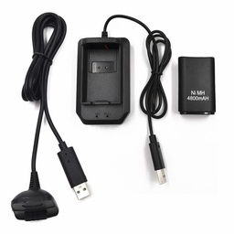 XBOX 360 1B BATTERY + CABLE + CHARGER