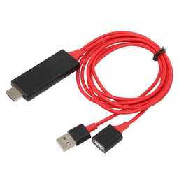 USB M + USB F 转 HDMI + 蓝牙连接线