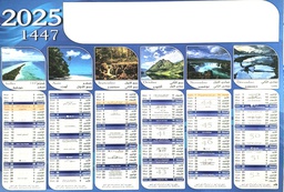 2025 CALENDAR DESK PAD 49x33cm SIMPLE