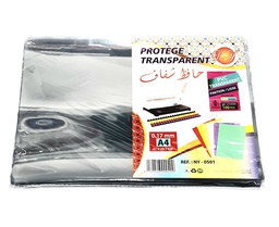 [NY-0501] COVER TRANSPARENT PLASTIC END PAGE A4 170µm 100F CLEAR NY