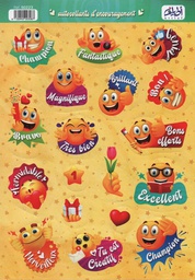 FRENCH ENCOURAGEMENT STICKERS 1F