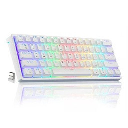 [F61W] 机械游戏键盘 60% USB + 无线 + 蓝牙 MAGMA FIORA