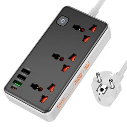 [AC11A] MULTIPRISE 3 PRISES + 3 USB A + USB TYPE-C HOCO
