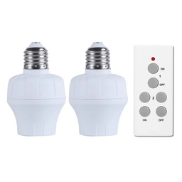 [LA458] 2个插座，带BEETRO遥控器