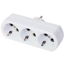 MULTI-SOCKET PLUG 3 OUTLETS 16A 250V SLM