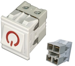 4 PIN WHITE MULTI-SOCKET REPLACEMENT SWITCH BMS PLUG