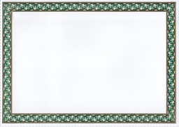 [18A739] BLANK GOLD A4 DIPLOMA / CERTIFICATE