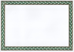 [18A739] DIPLOME / ATTESTATION A4 DORÉE VIERGE