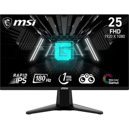 [G255F] شاشة ألعاب MSI مقاس 24.5 بوصة، 180 هرتز، 1 مللي ثانية