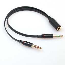 JACK SPLIT ADAPTER CABLE 1 F TO 2 M