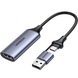 CARTE D'ACQUISITION HDMI F TO USB A M + TYPE C M