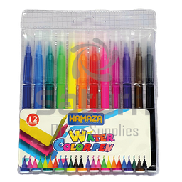 [HA-1012] STYLO FEUTRE 12 COULEURS HAMAZA