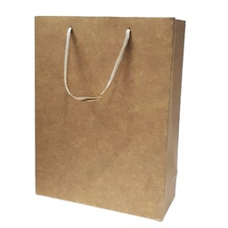 SIMPLE KRAFT PAPER BAG 25x33x10cm RACIM