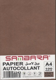 [2243] SAMBARA 深色牛皮纸自粘纸