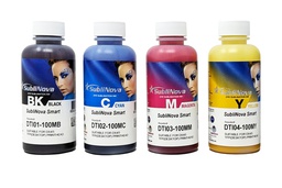 PACK ENCRE DE SUBLIMATION UNIVERSEL 4 PCS CMYN 4x100ml SUBLINOVA