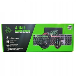 [DHM-327] RAZER 4-IN-1 KEYBOARD + HEADSET + MOUSE + GAMING PAD