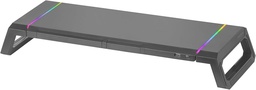 [MGSONE] RGB SCREEN STAND WITH DRAWER AND SMARTPHONE SUPPORT + USB A MARS GAMING