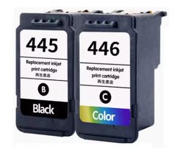 CARTOUCHES IMPRIMANTE CANON 445 + 446 COMPATIBLE POUR Pixma MX494 MG2440 MG2540 MG2940 IP2840 MG2545 TS3140 MG3040 TR4540